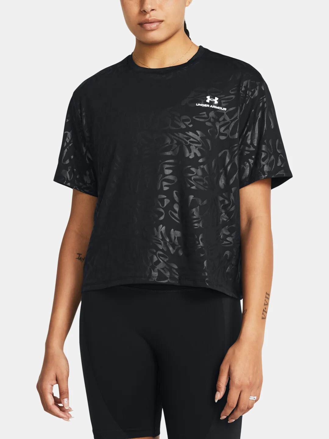 Dámské Tričko Under Armour Vanish Energy Emboss Crop