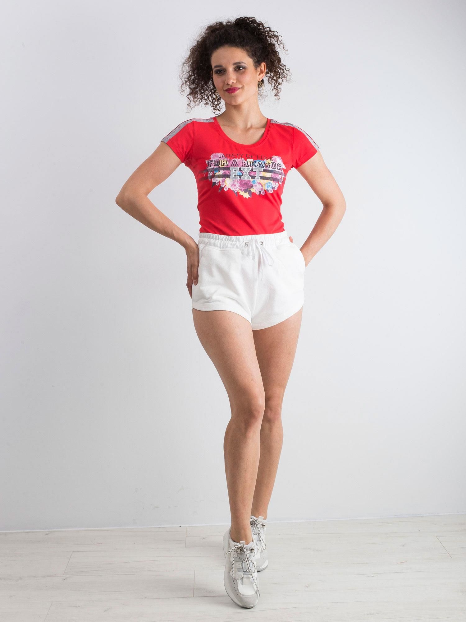 Cotton shorts Ecru
