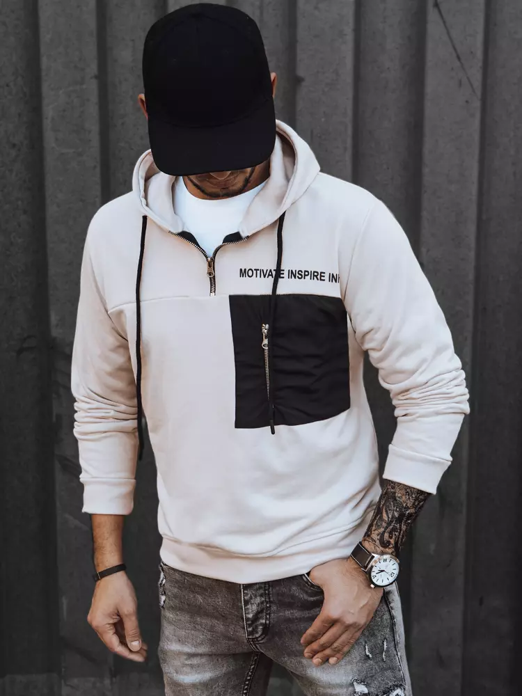 Men's camel sweatshirt Dstreet