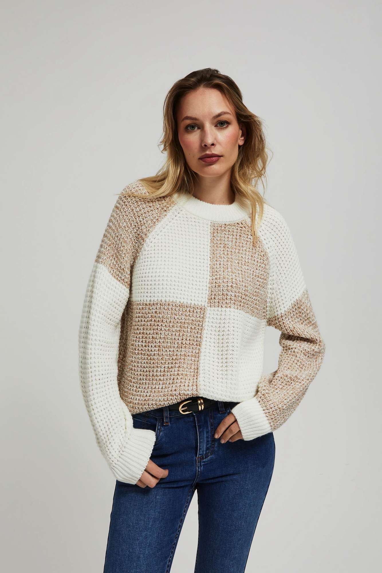 Sweater With Geometric Pattern