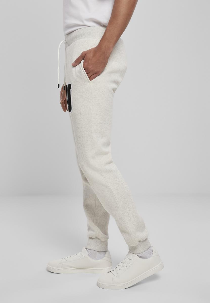 Frottee Patch Sweatpants Light Grey