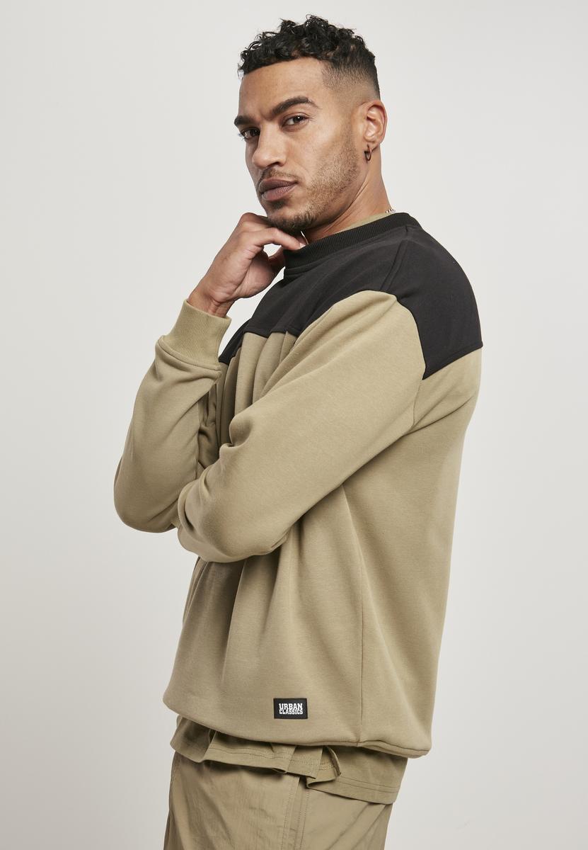 Upper Block Crewneck Kaki / negru
