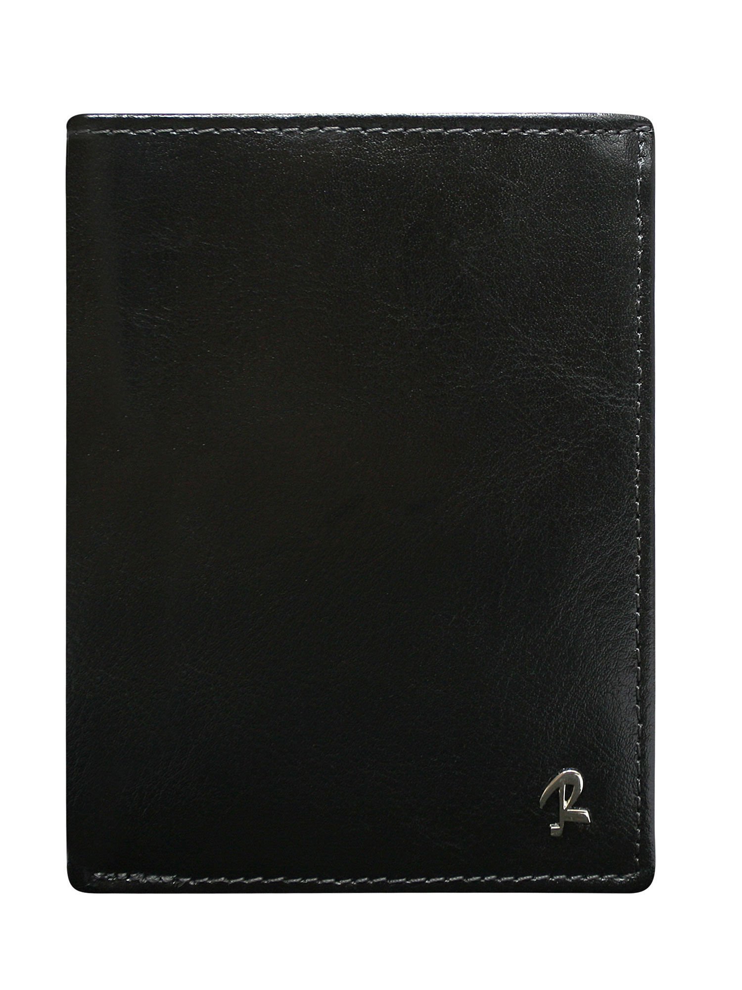 a-black-wallet-for-a-man-made-of-genuine-leather-without-a-clasp