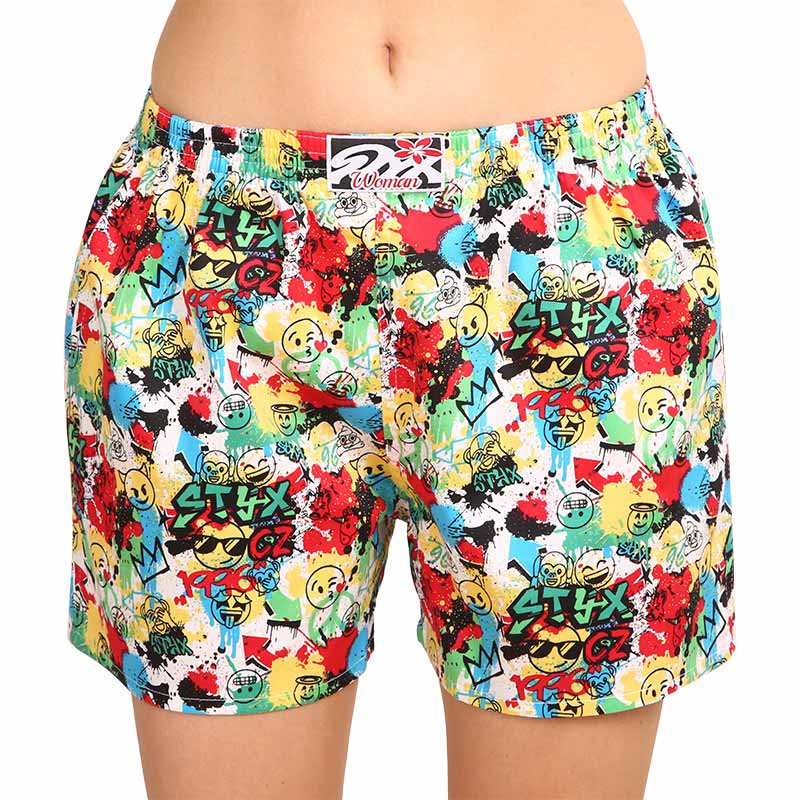 Women's Sleeping Shorts Styx emoji