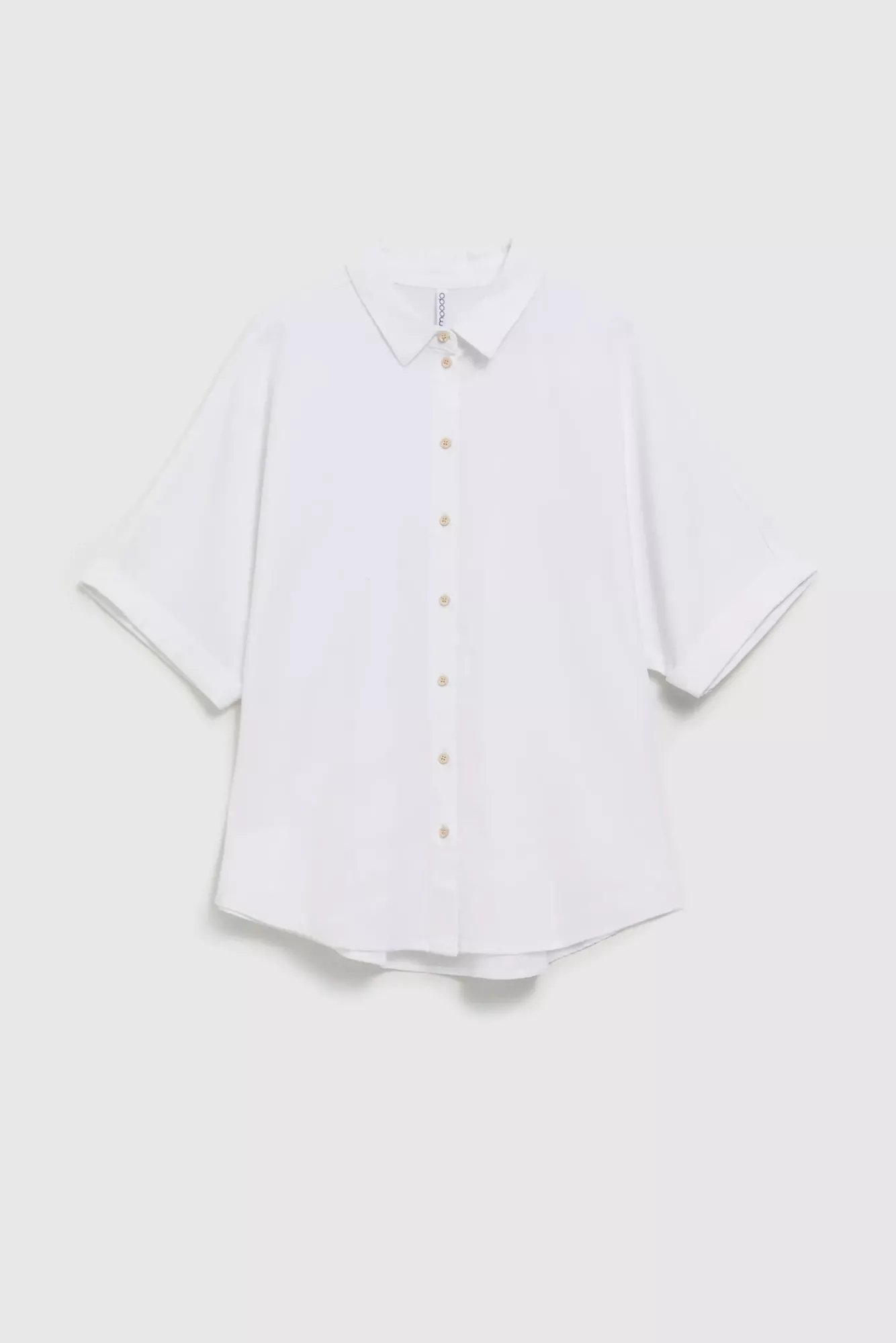 Levně Dámská košile MOODO - ecru bílá