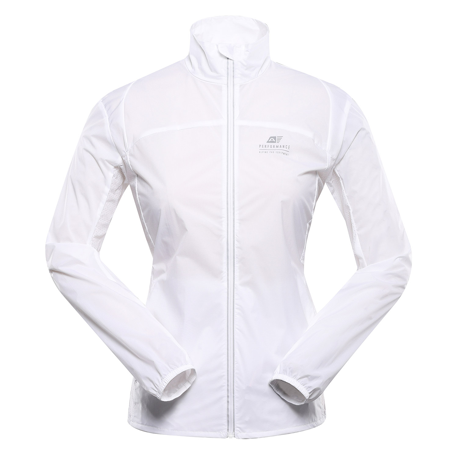 Women's Ultralight Jacket With Dwr Finish ALPINE PRO SPINA White