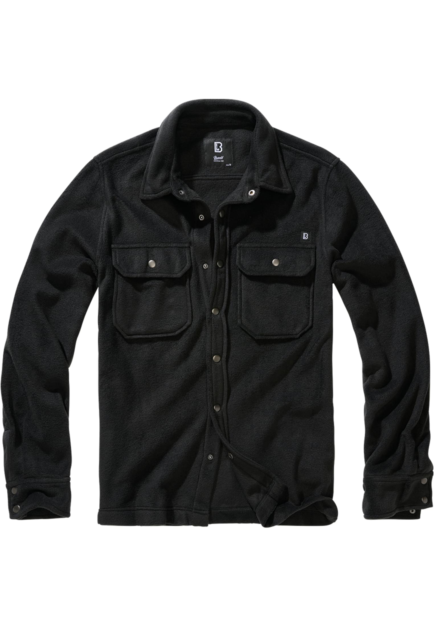 Jeff Fleece long-sleeved shirt black