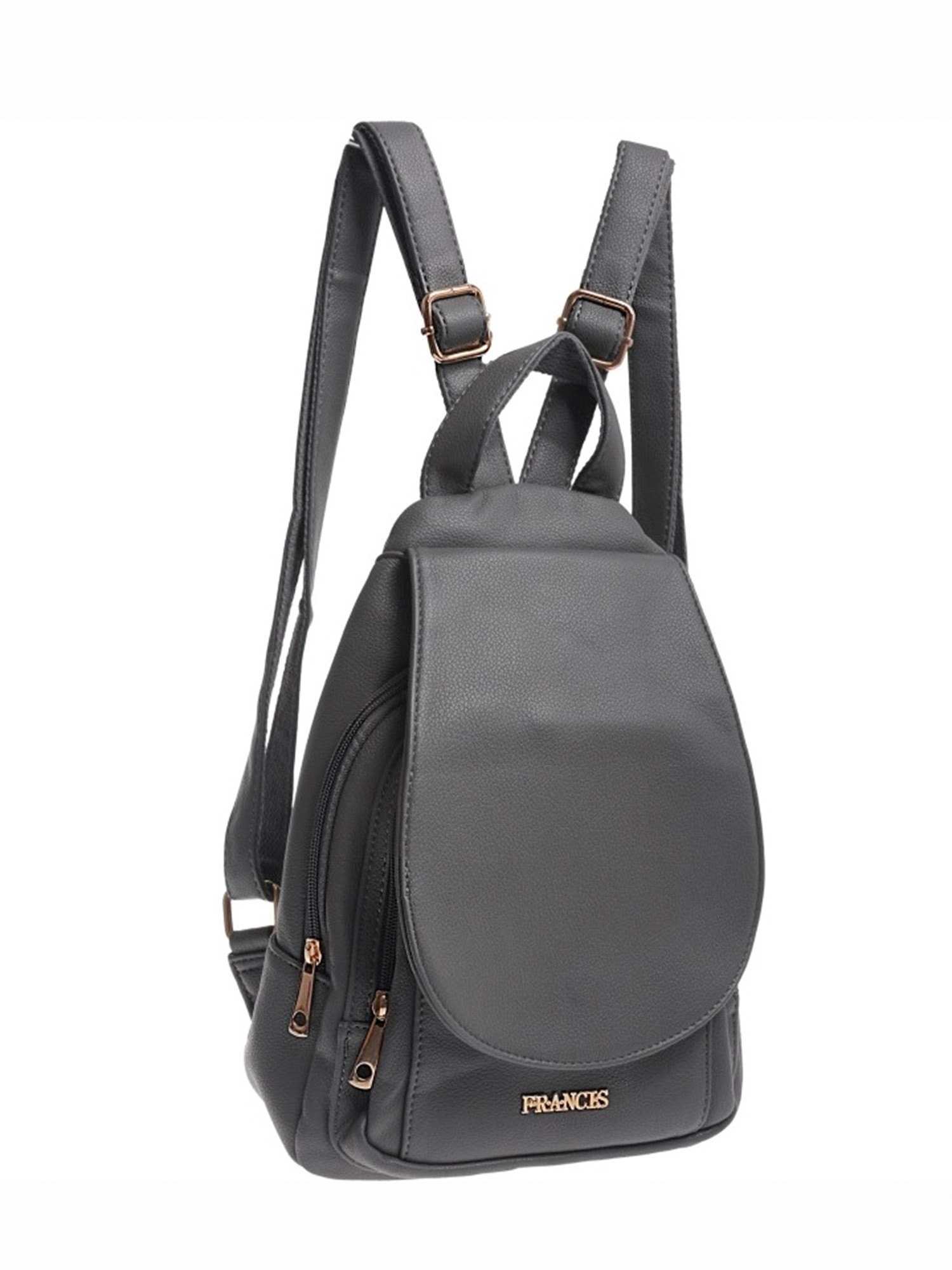 Dark grey backpack with adjustable straps