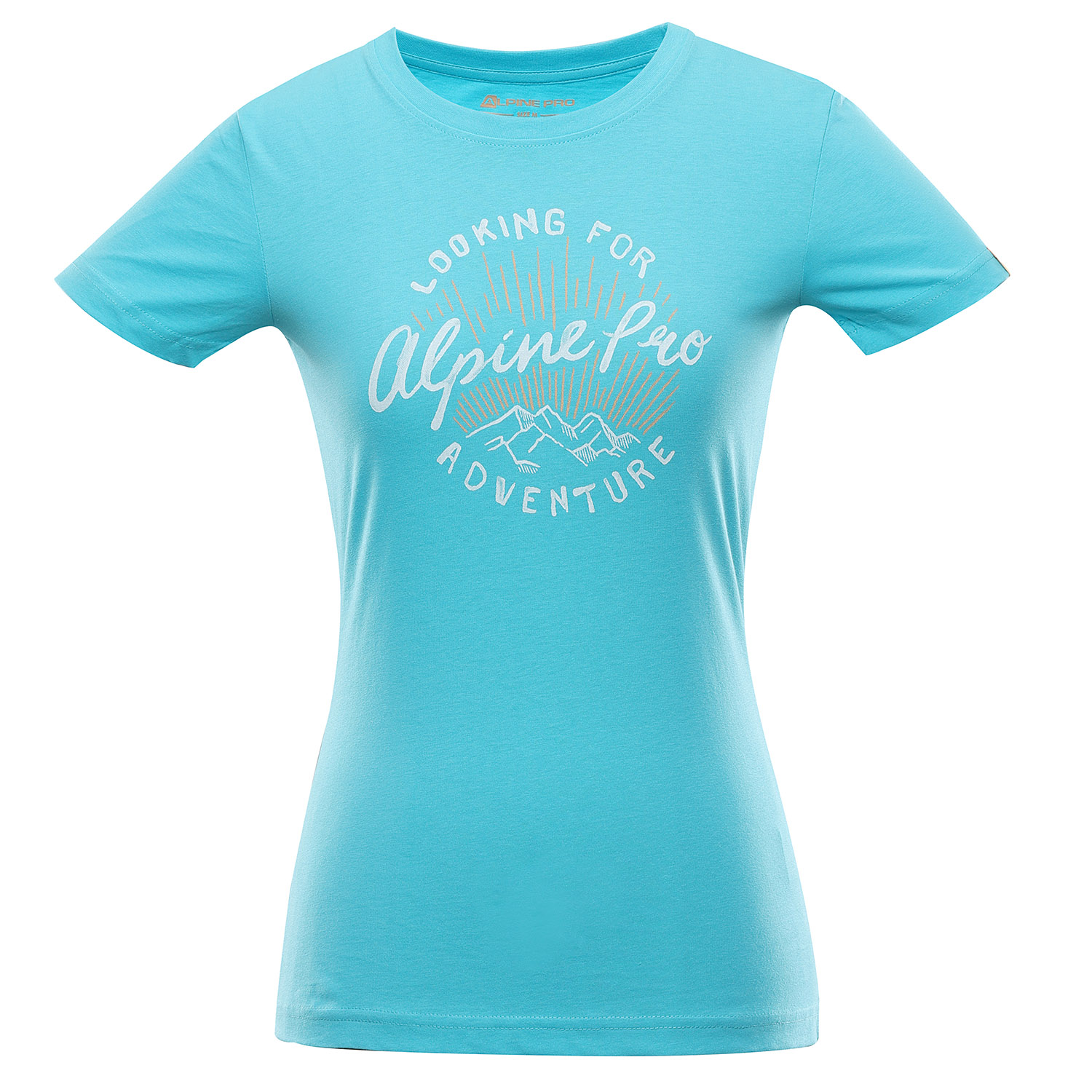 Women's Cotton T-shirt ALPINE PRO UNEGA 8 Curacao Variant Pg