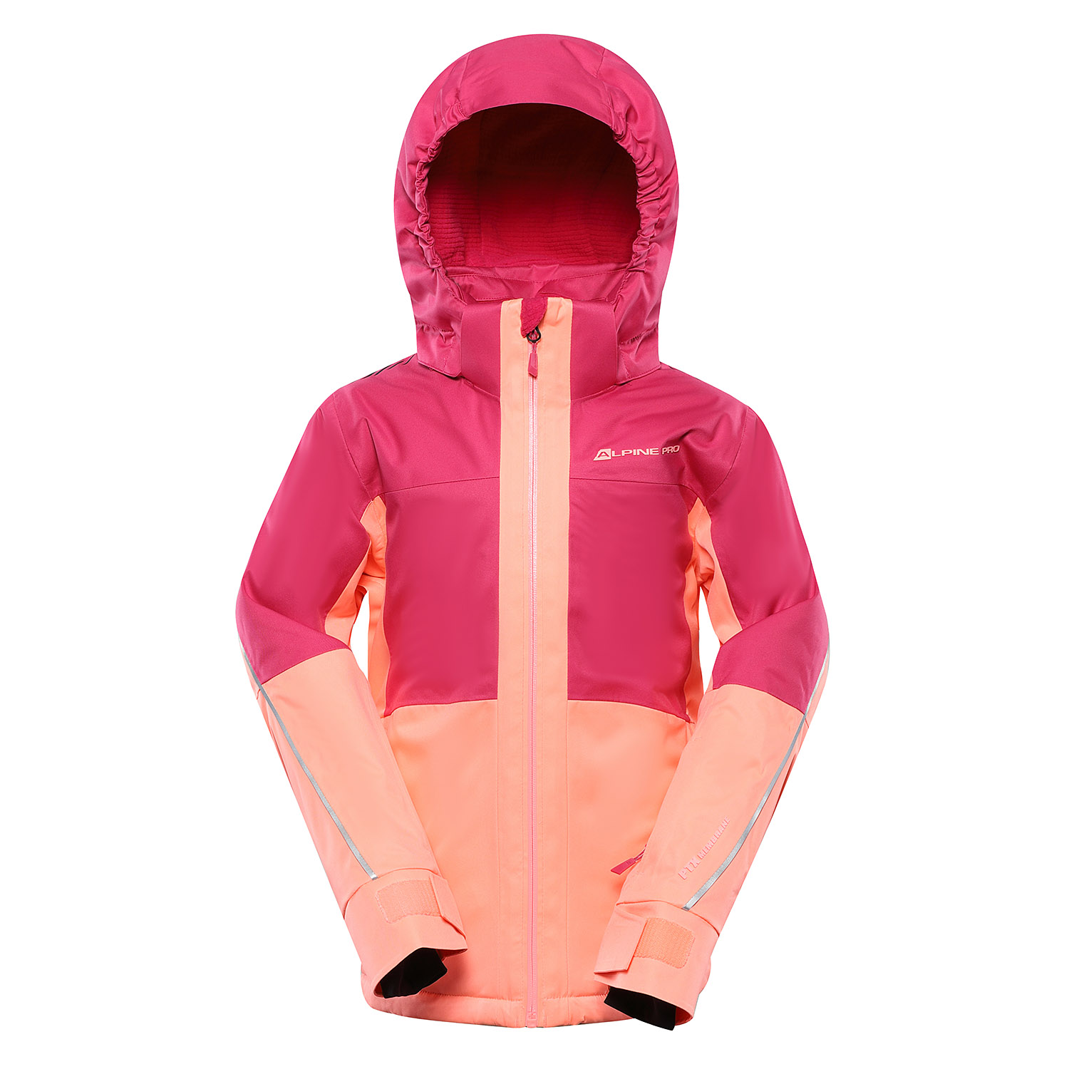 Children's Ski Jacket With Ptx Membrane ALPINE PRO REAMO Cabaret