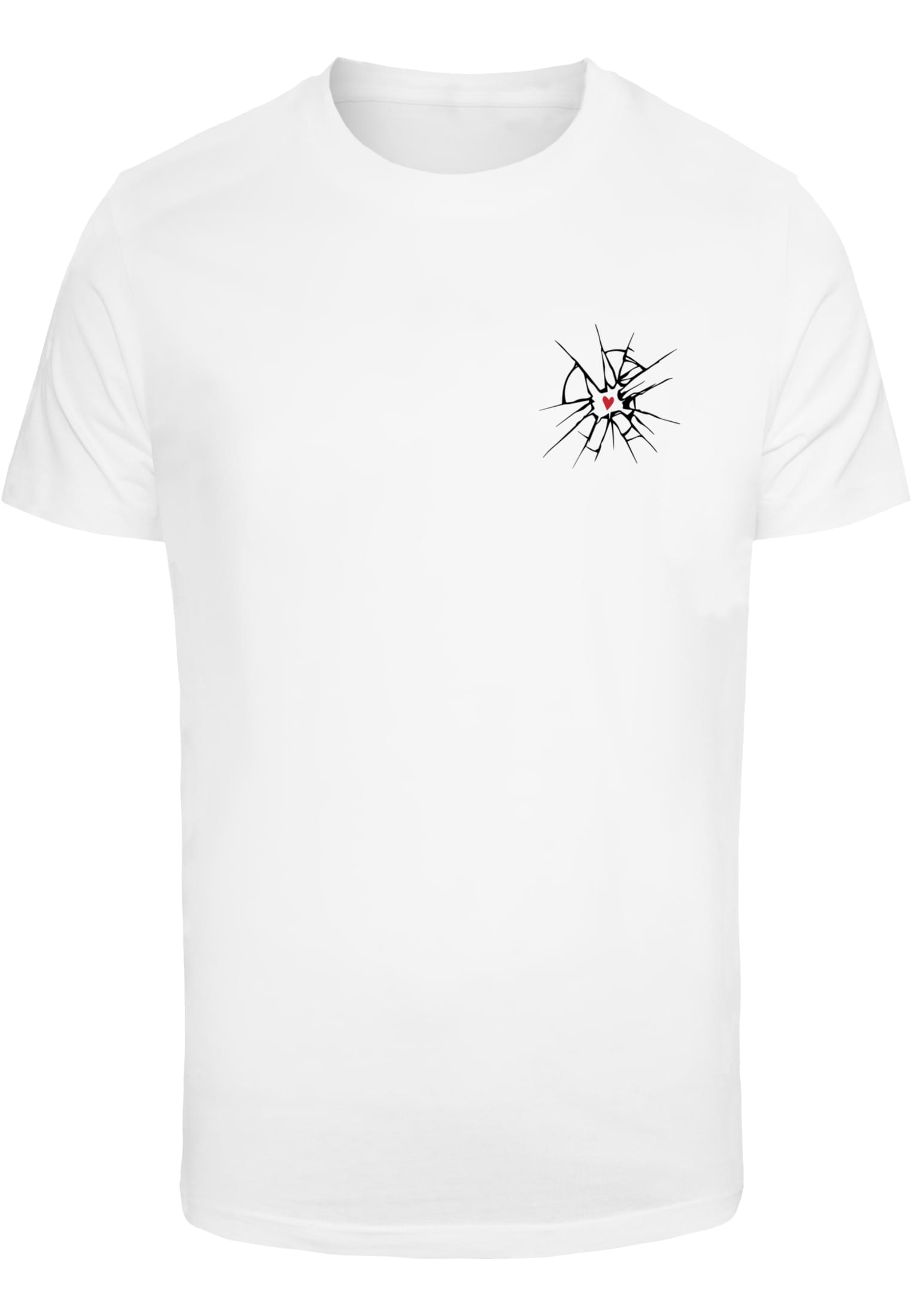 Men's T-shirt Shattered Glass White