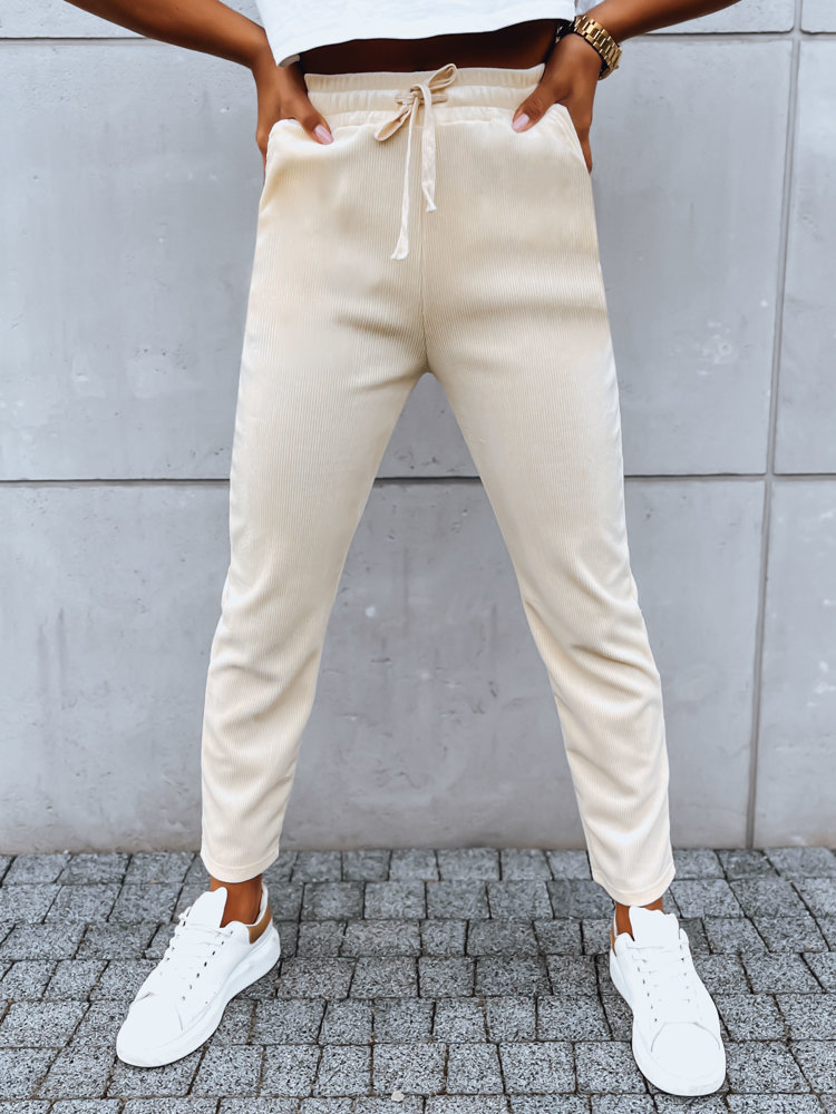 ASTRO women's sweatpants beige Dstreet