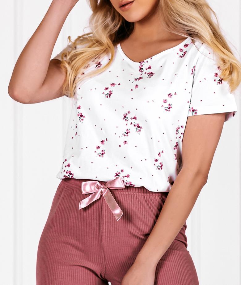 Juliet White-Rose Pyjamas
