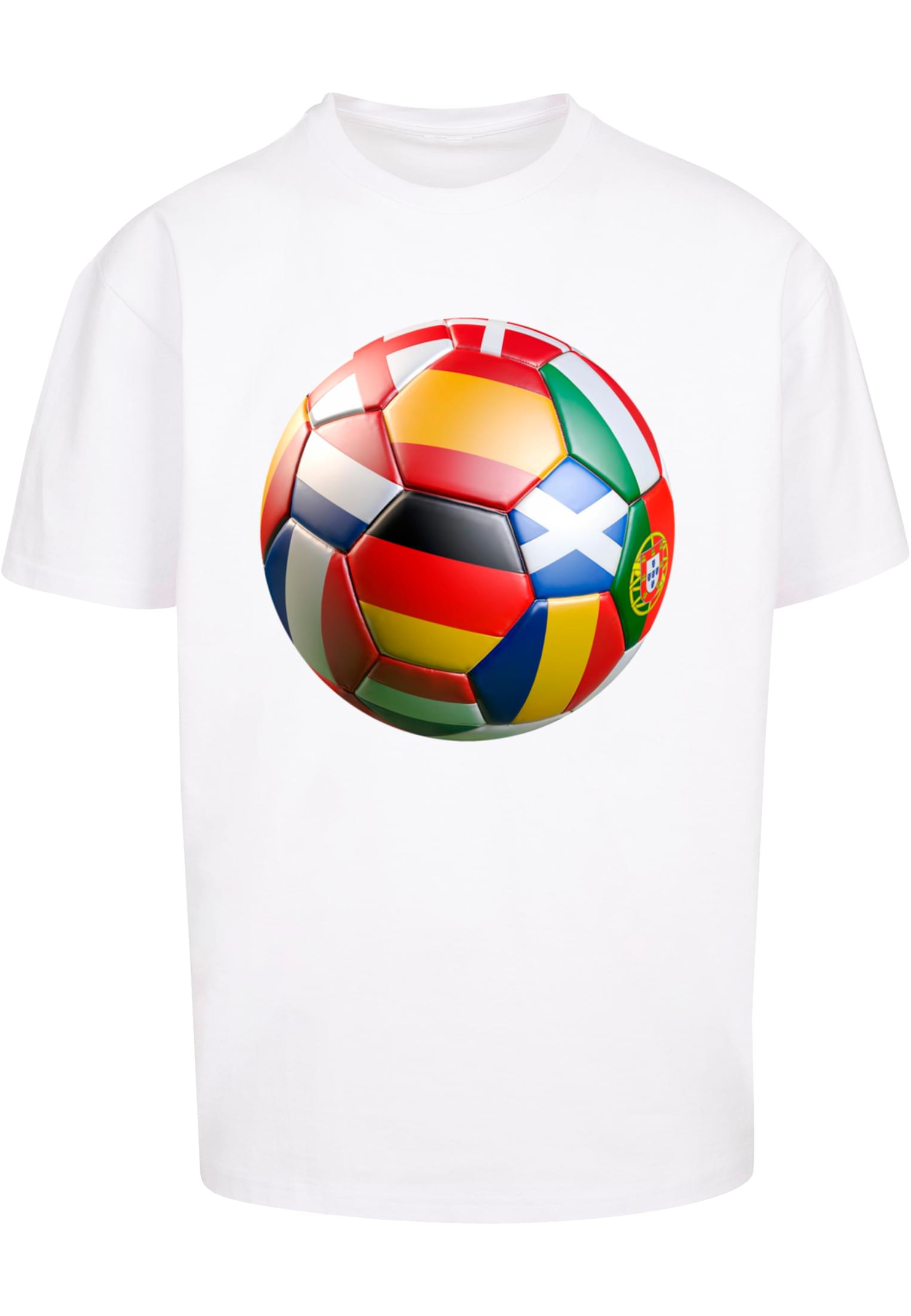 Pánské tričko Football's coming Home Europe Tour bílé