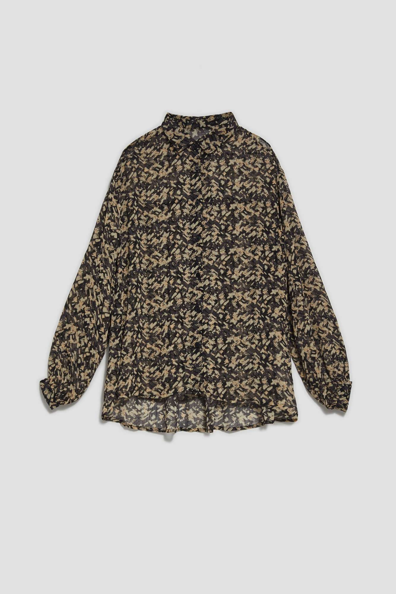 Shirt with delicate print