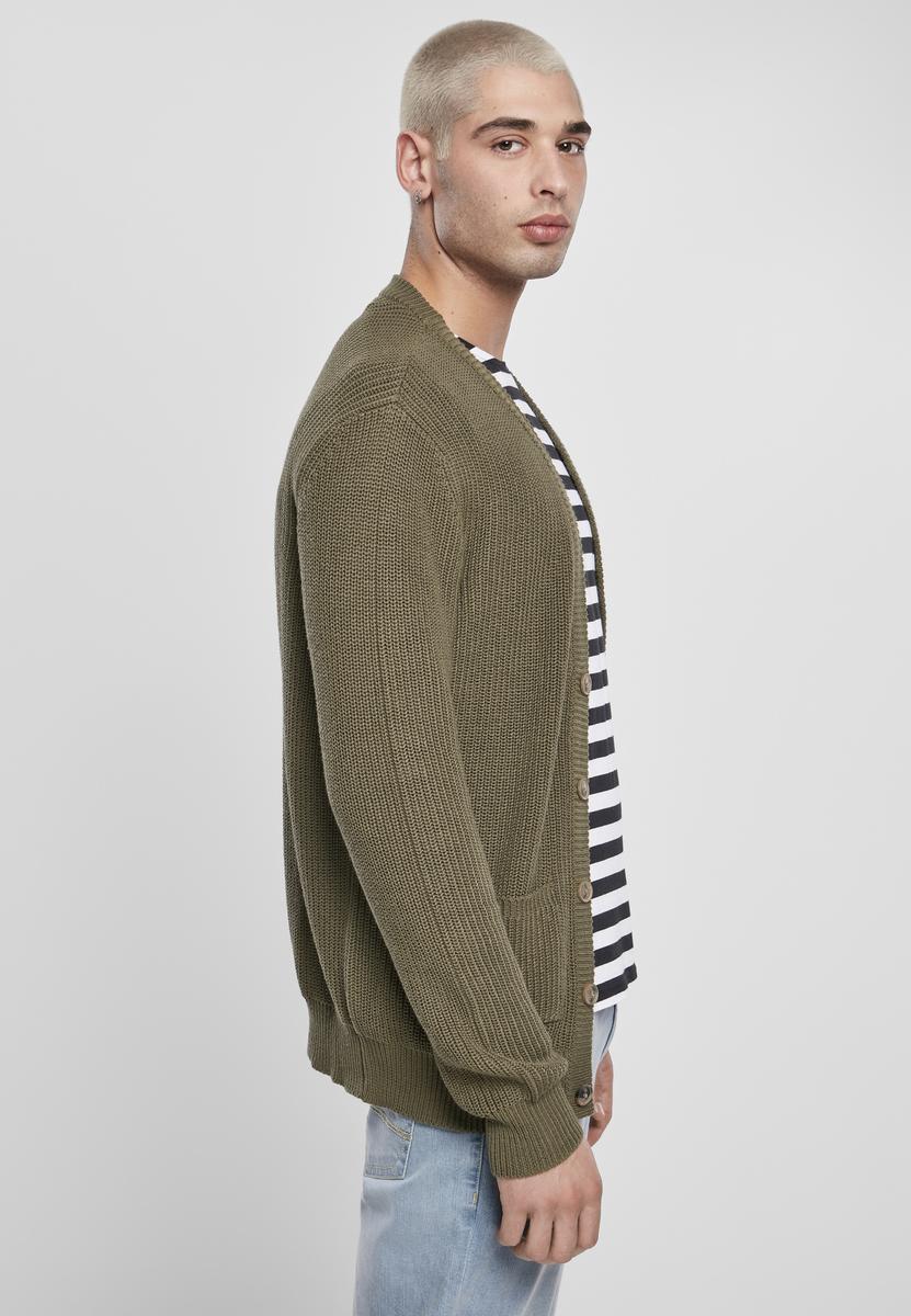 Boxy Cardigan Olive