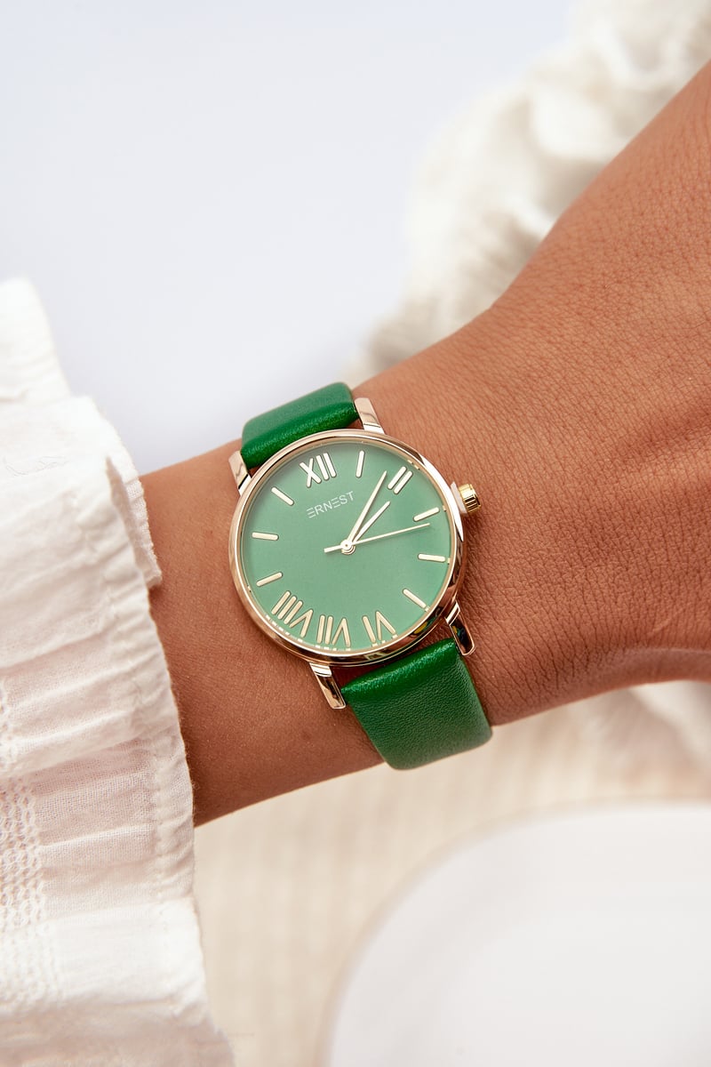 Dámské zelené hodinky Ernest