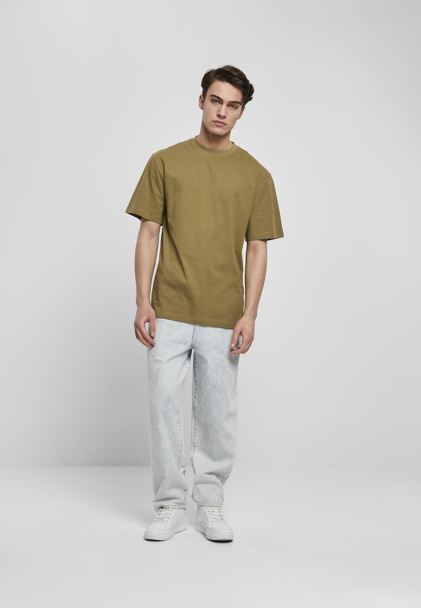 Tricou măsliniu supradimensionat