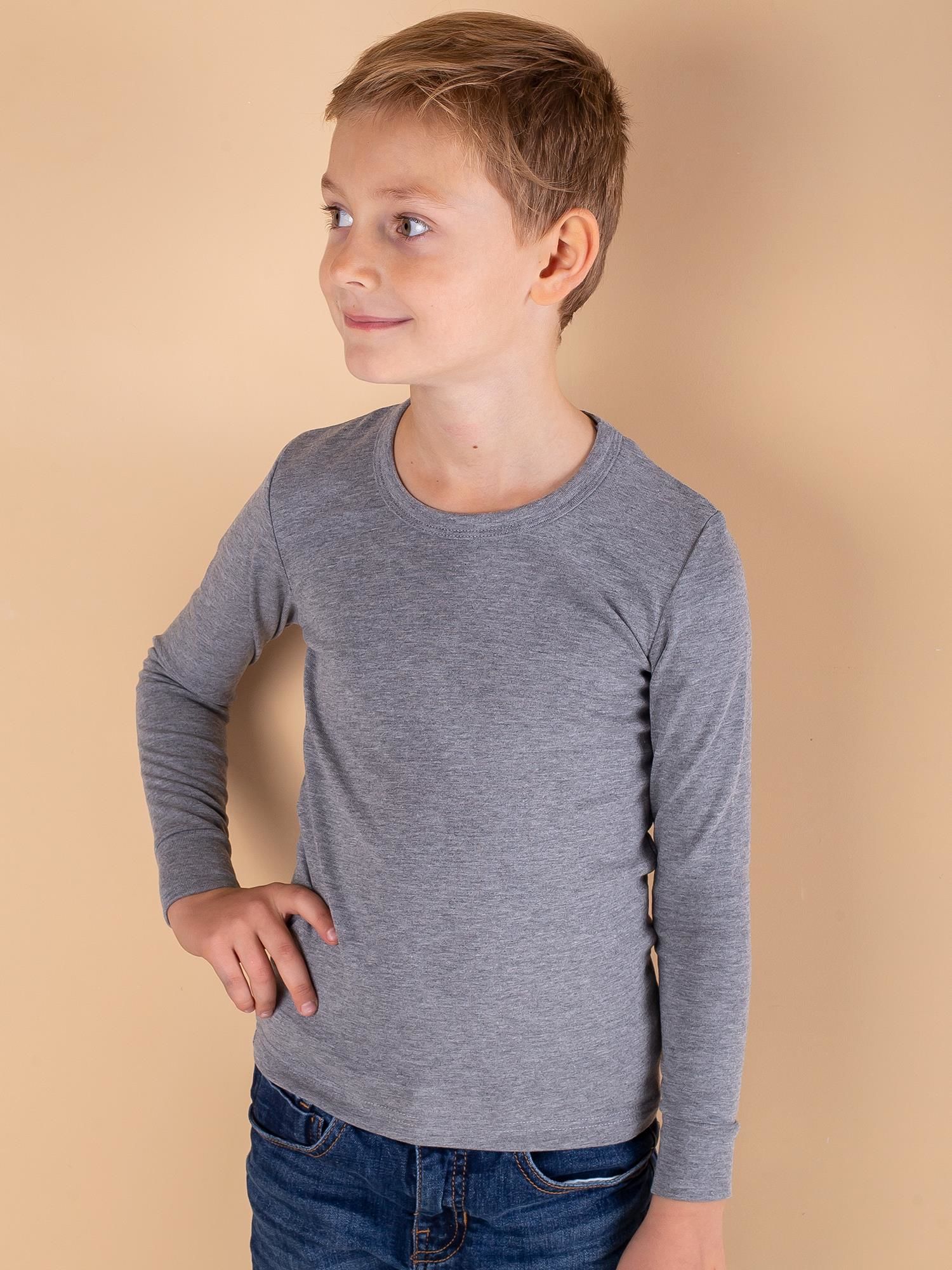 Bluza termoactiva pentru un baiat, gri