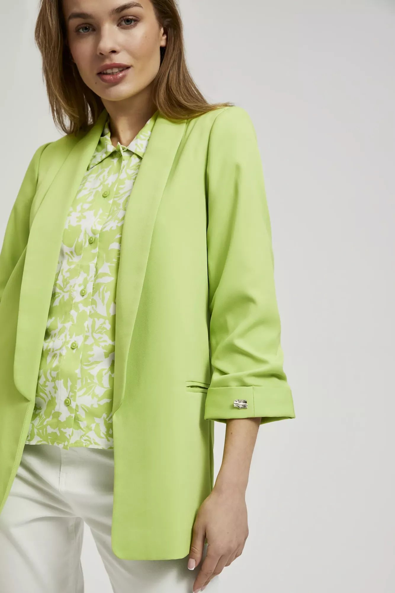 Women&#039;s blazer MOODO - light green