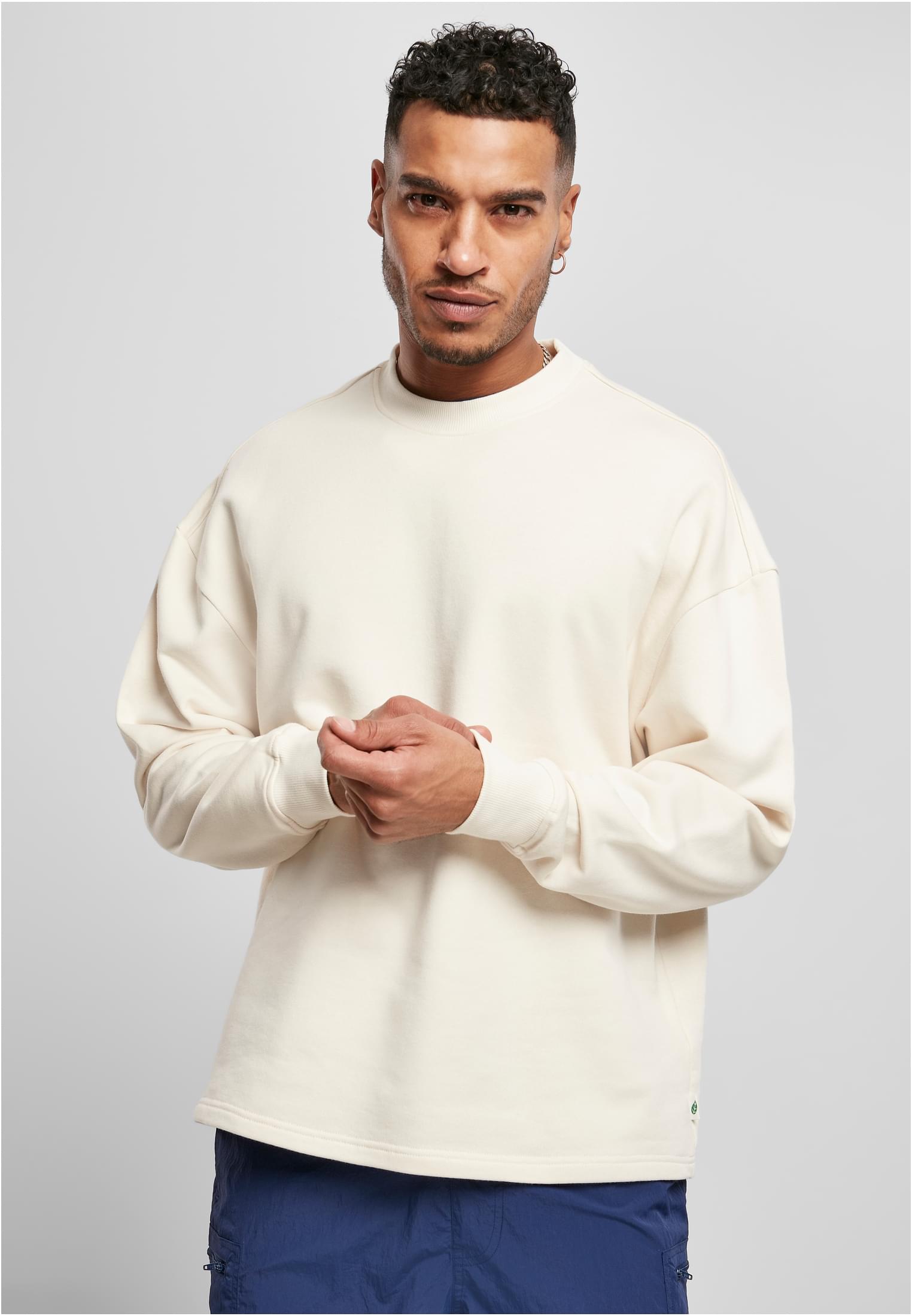 Organic Oversized Boxes Crew Whitesand