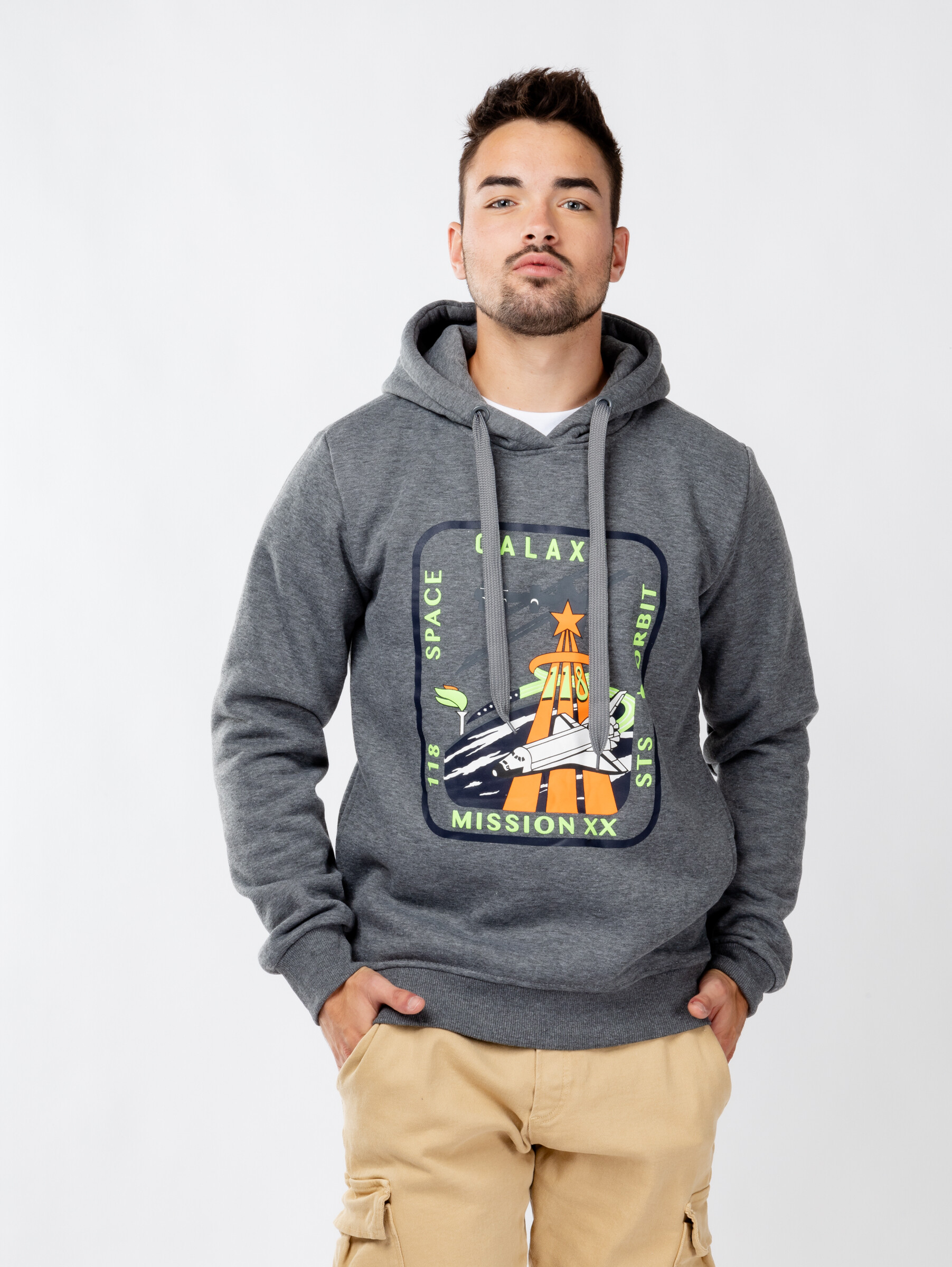 Man Sweatshirt GLANO - Dark Gray