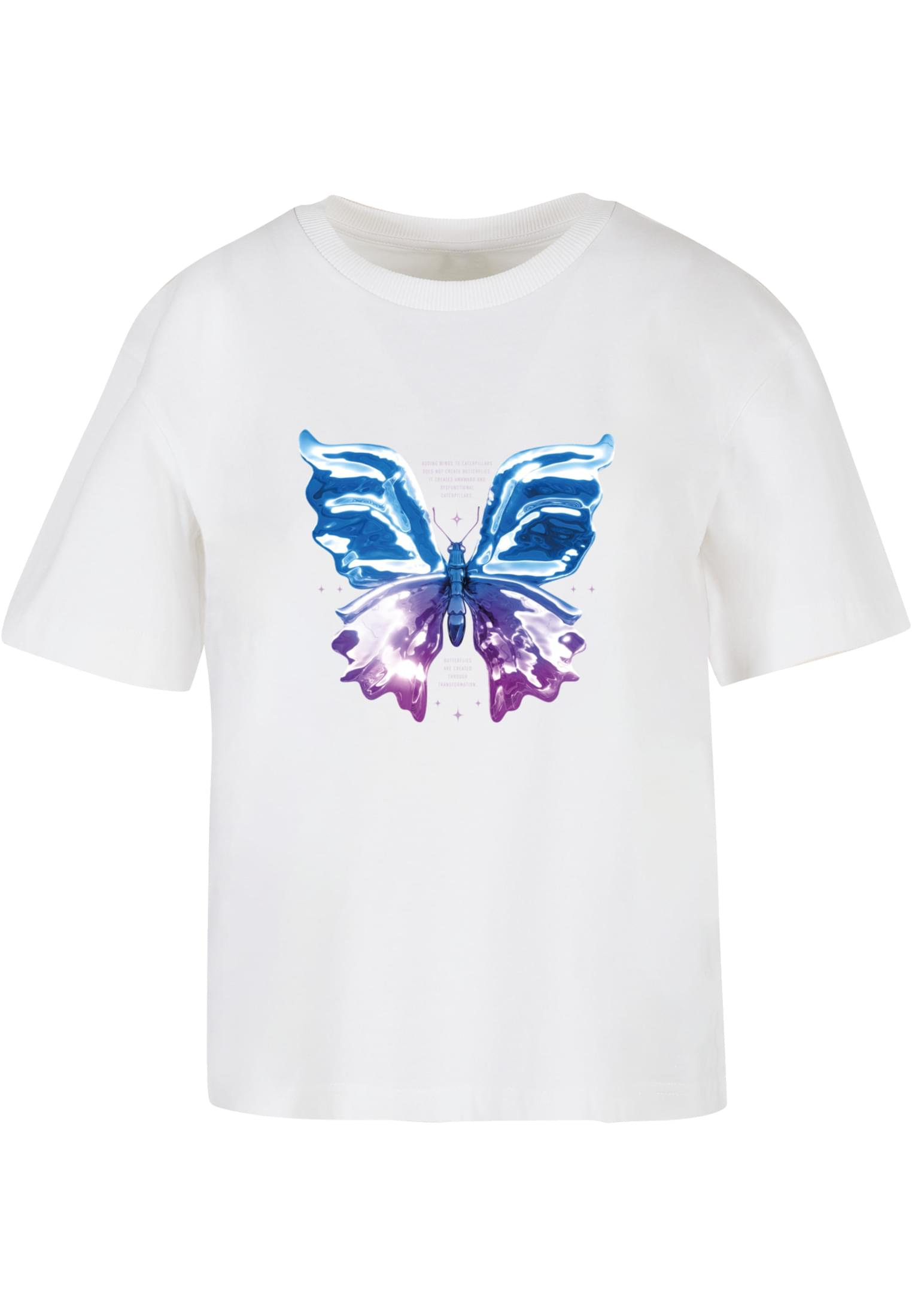 Women's T-shirt Chromed Butterfly Tee - white