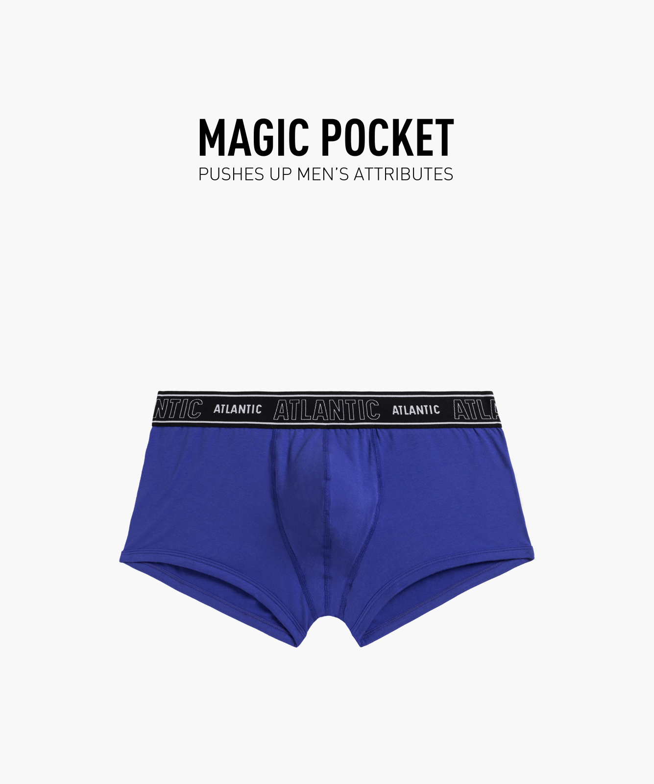Levně Pánské boxerky ATLANTIC Magic Pocket - fialové