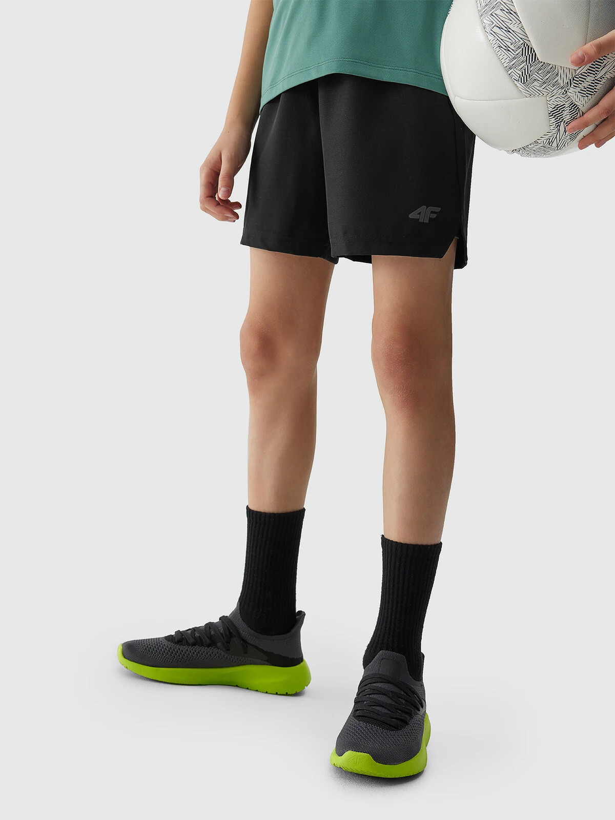 4F Boys&#039; Sports Quick-Drying Shorts - Black