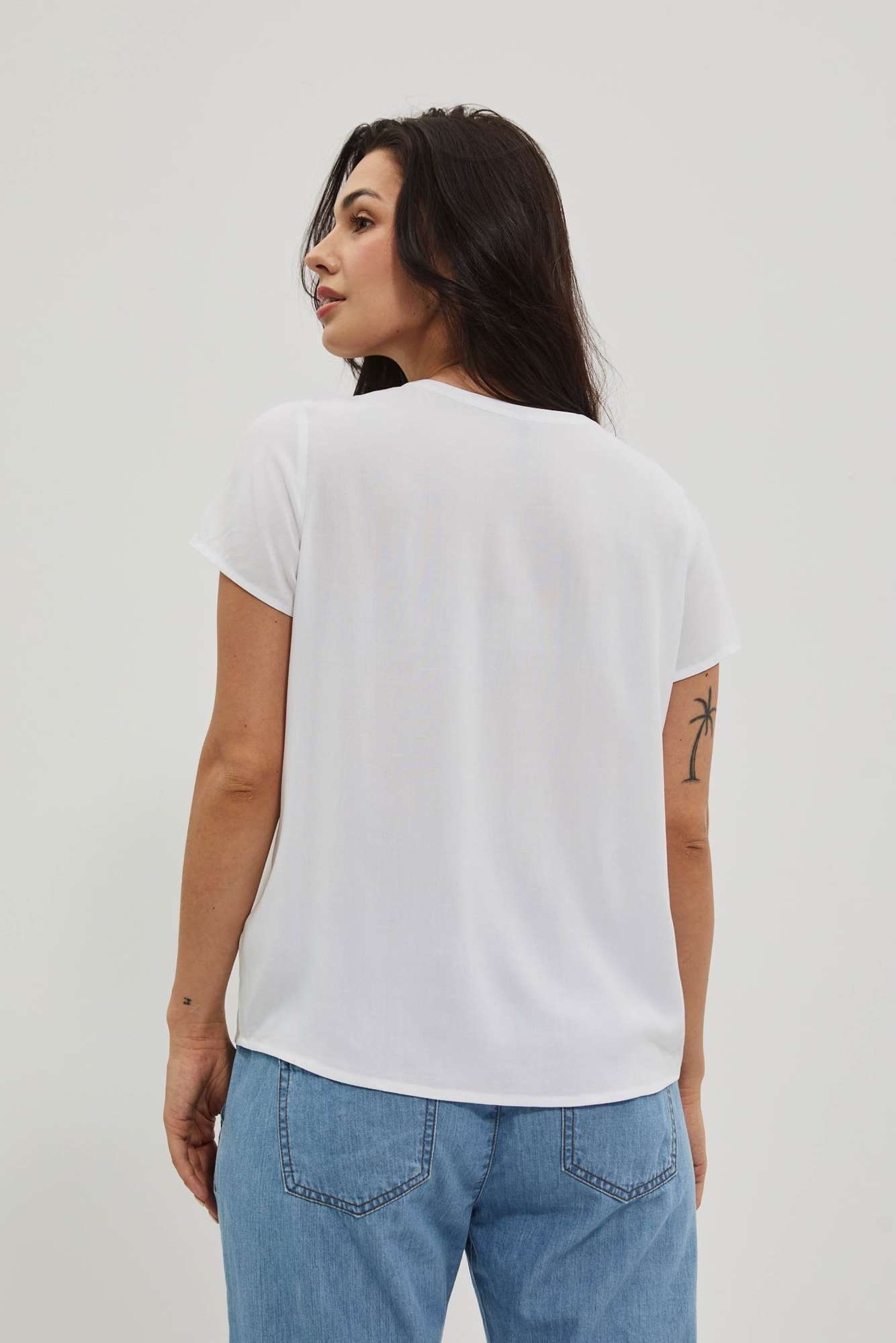 WOMEN&#039;S SHIRT L-KO-4028 WHITE