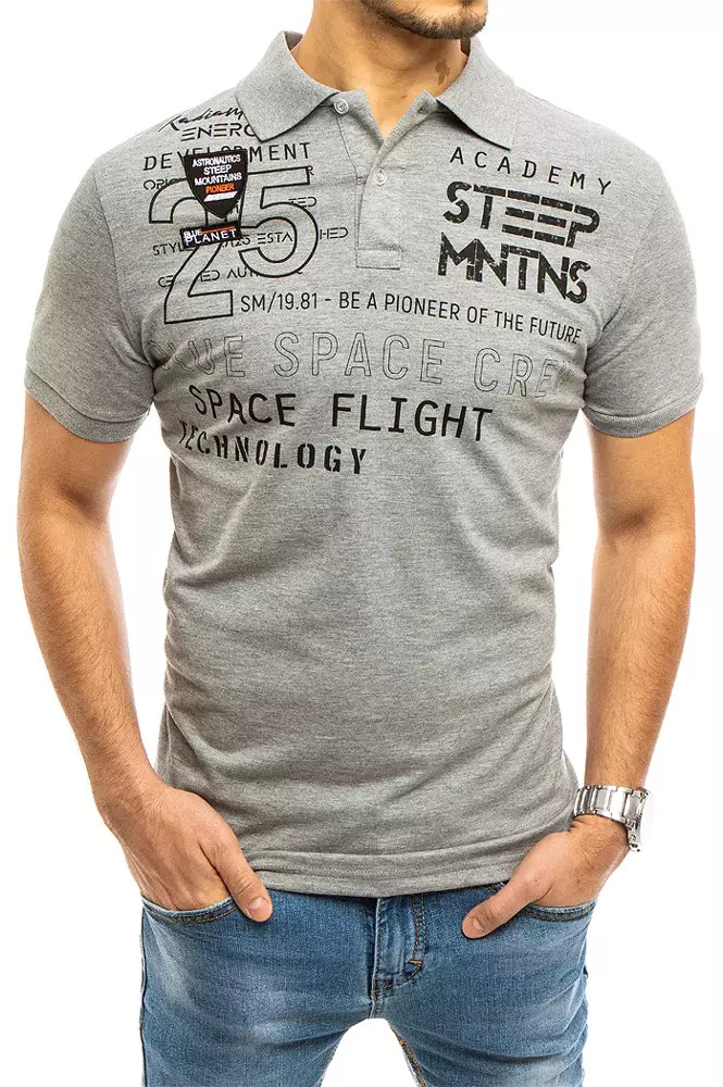 Men's polo t-shirt DStreet Printed