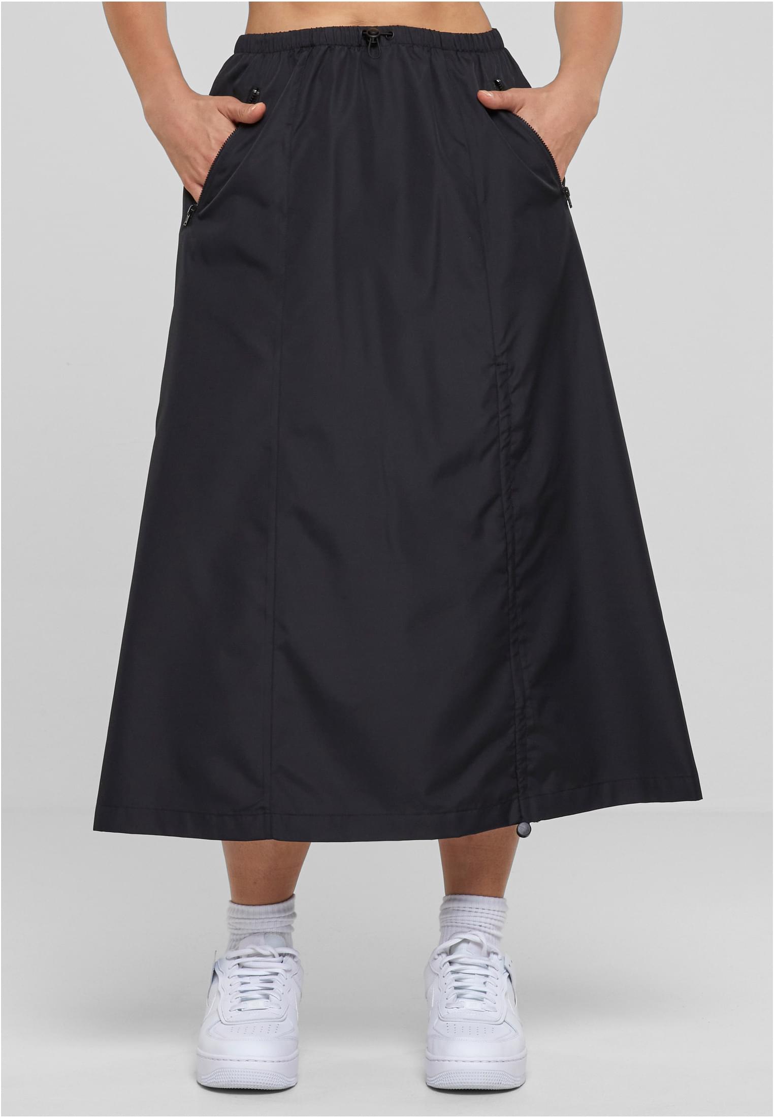 Dámská sukně Ripstop Parachute Midi černá