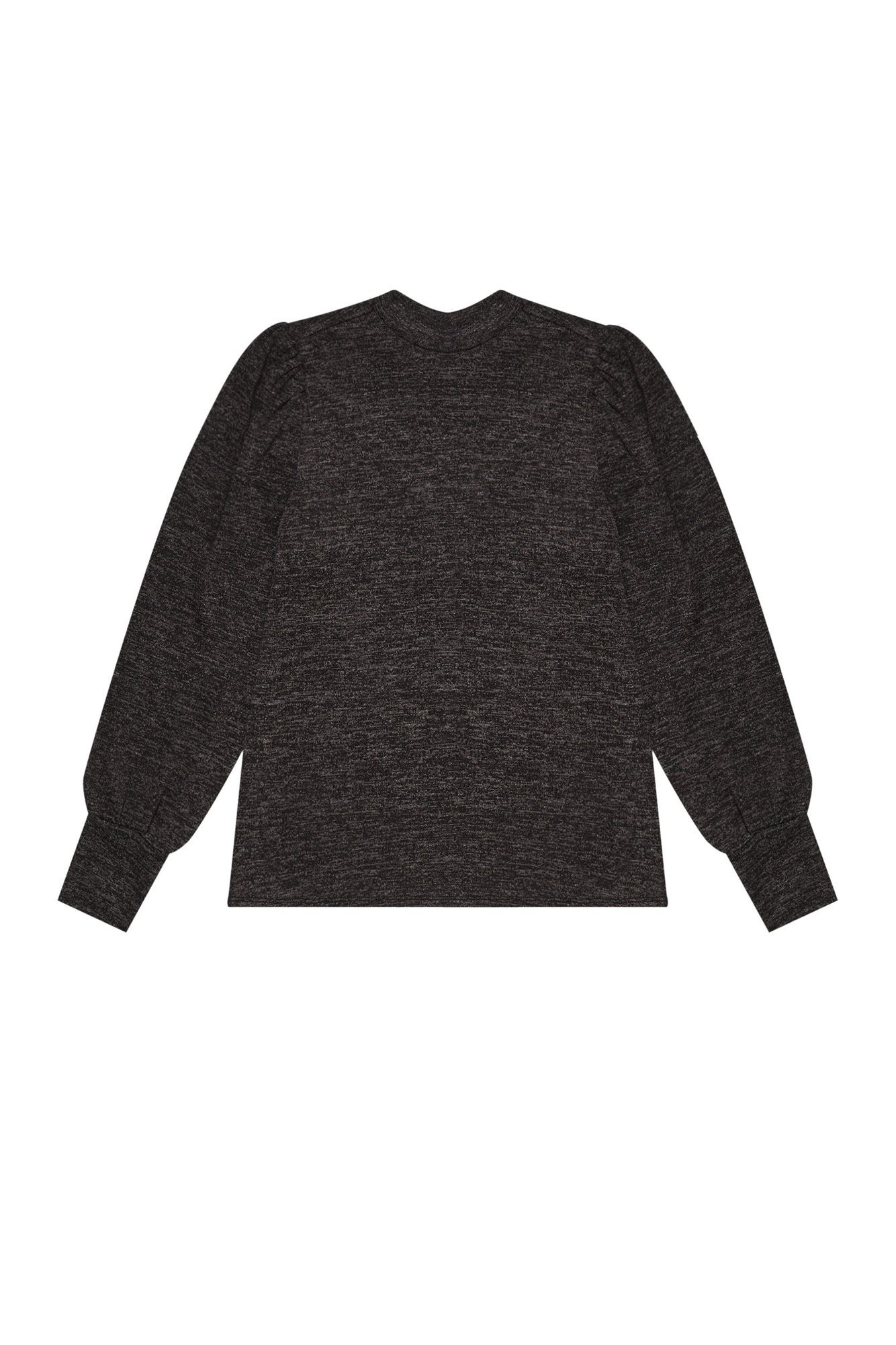 Tricou melanj cu pufuri - grafit