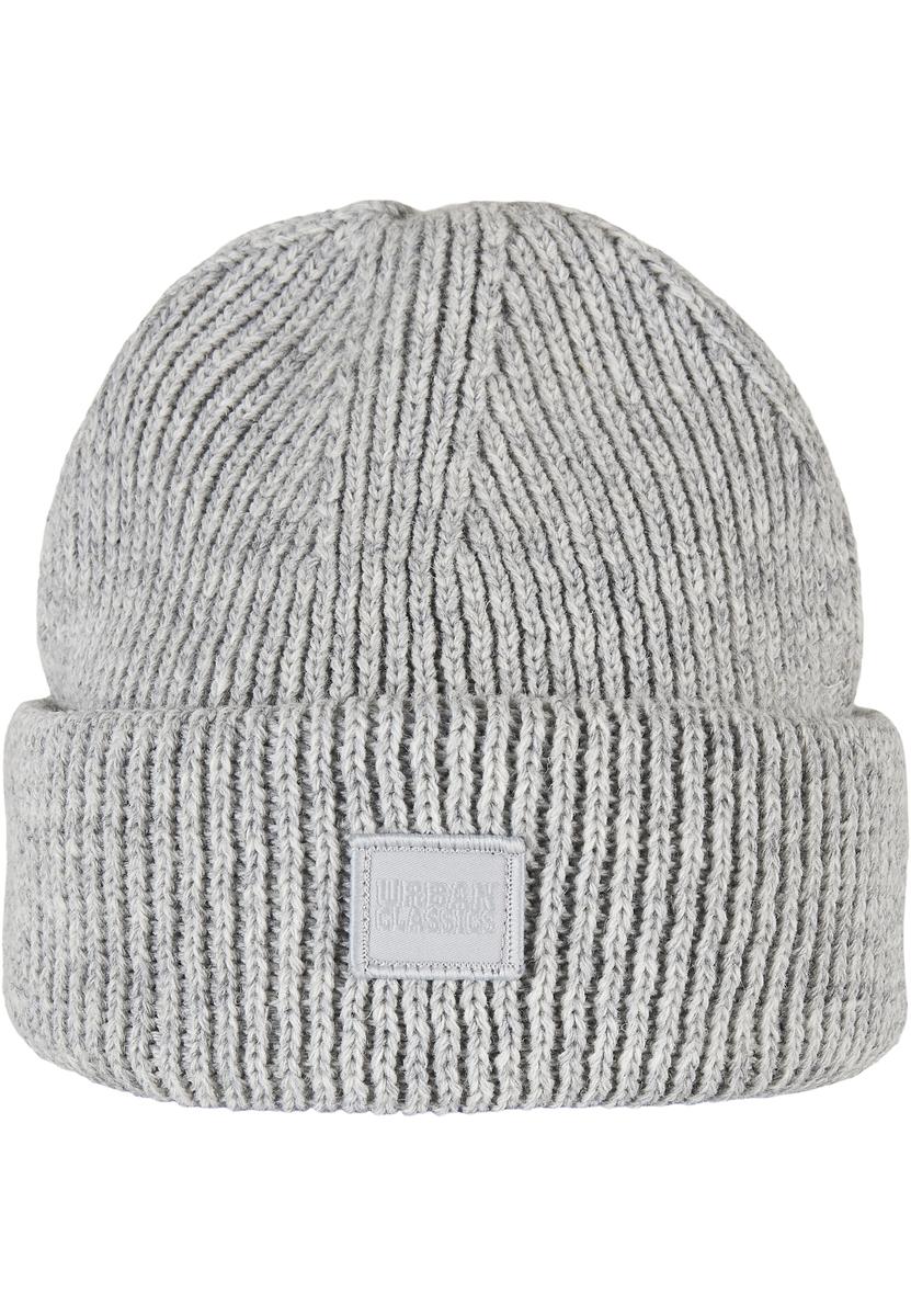 Knitted woolen hat - gray