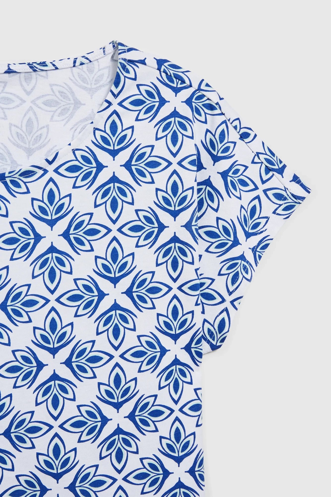 Women's blouse MOODO - white/blue