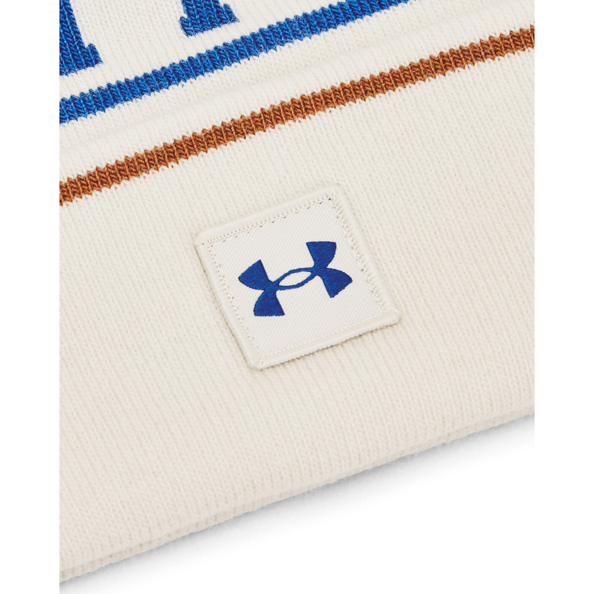 M Halftime Pom Beanie-WHT