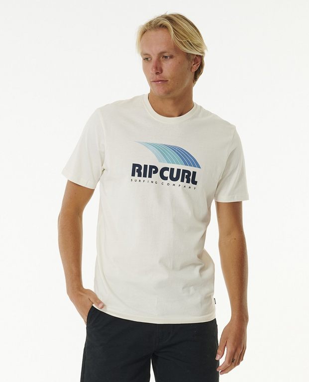 T-Shirt Rip Curl SURF REVIVAL CRUISE TEE Bone