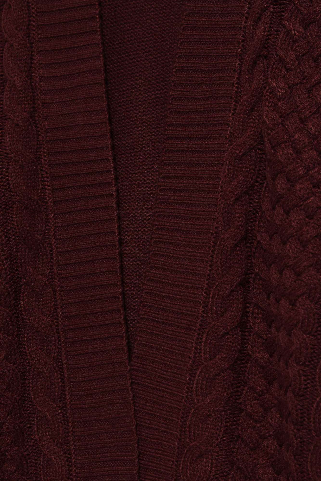 Marisse Long Chestnut Cardigan