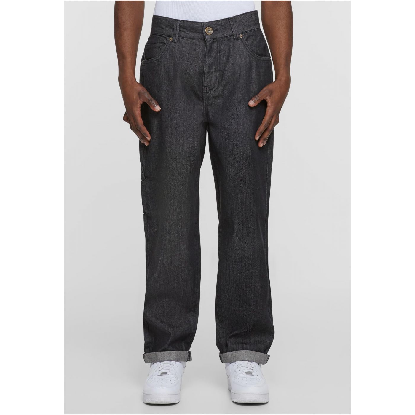 Men&#039;s Embroidery Jeans Black