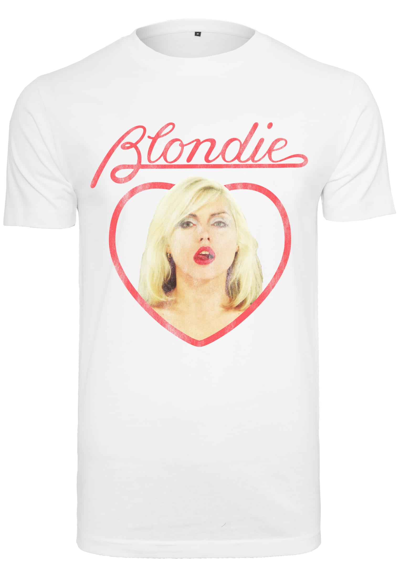 Levně Bílé tričko Blondie Heart of Glass