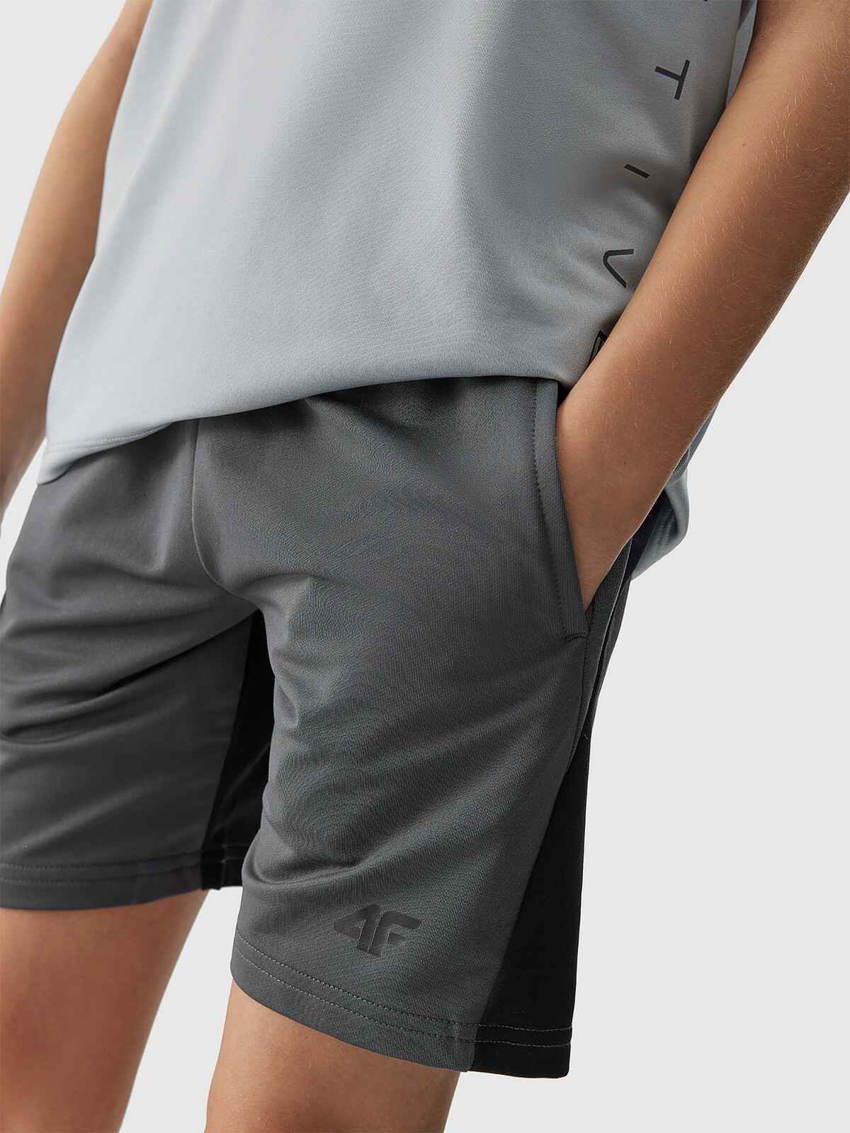 4F Boys&#039; Sports Quick-Drying Shorts - Black