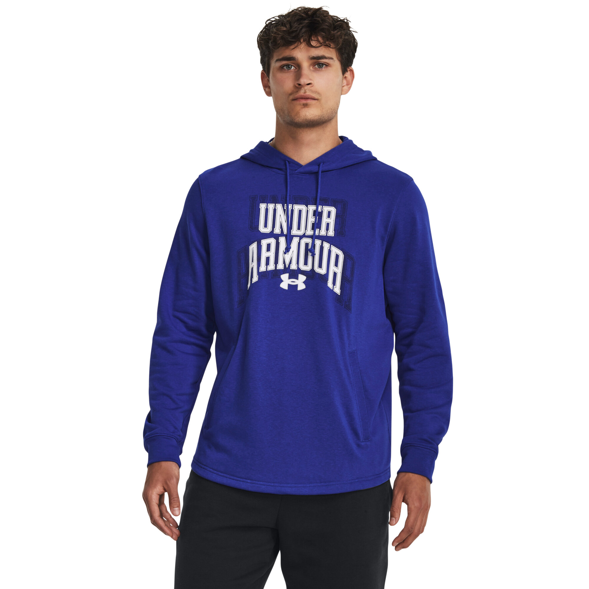 Mens Under Armour Rival Terry Graphic HD Sweatshirt
