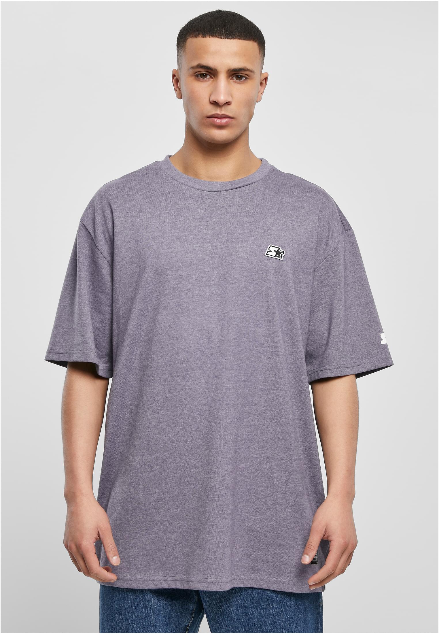 Starter Essential Oversize Tee Zaprášený Purplemelange