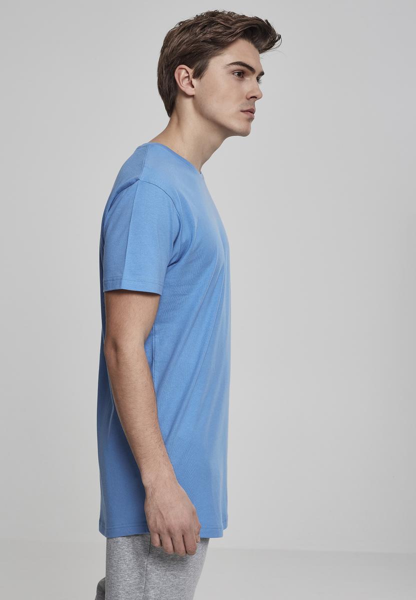 Levně Dlouhé tričko ve tvaru horizontálně modré