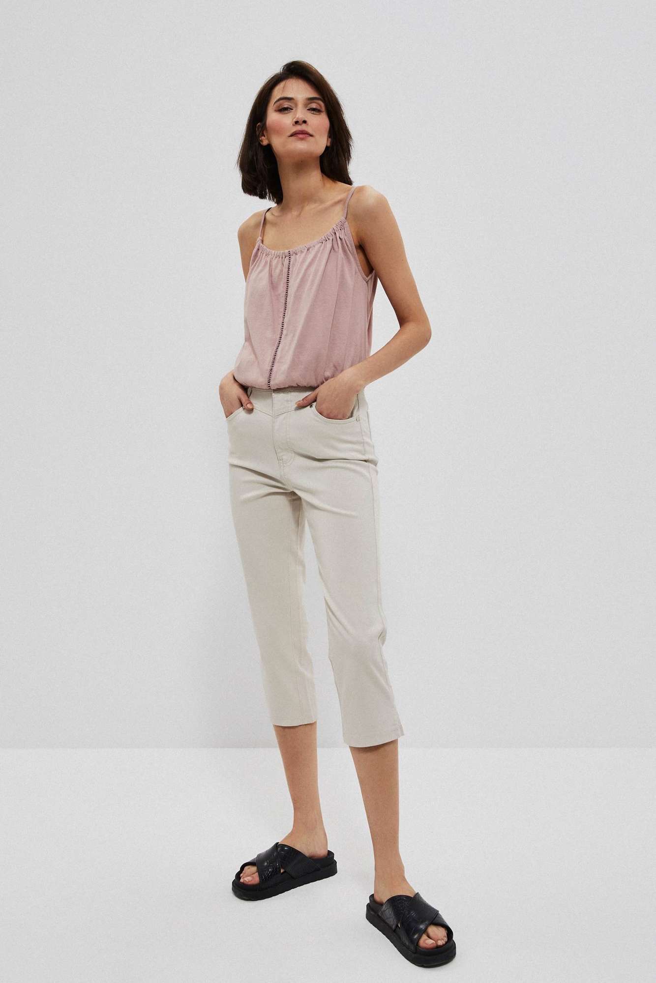 Pantaloni de dama Moodo Lyocell