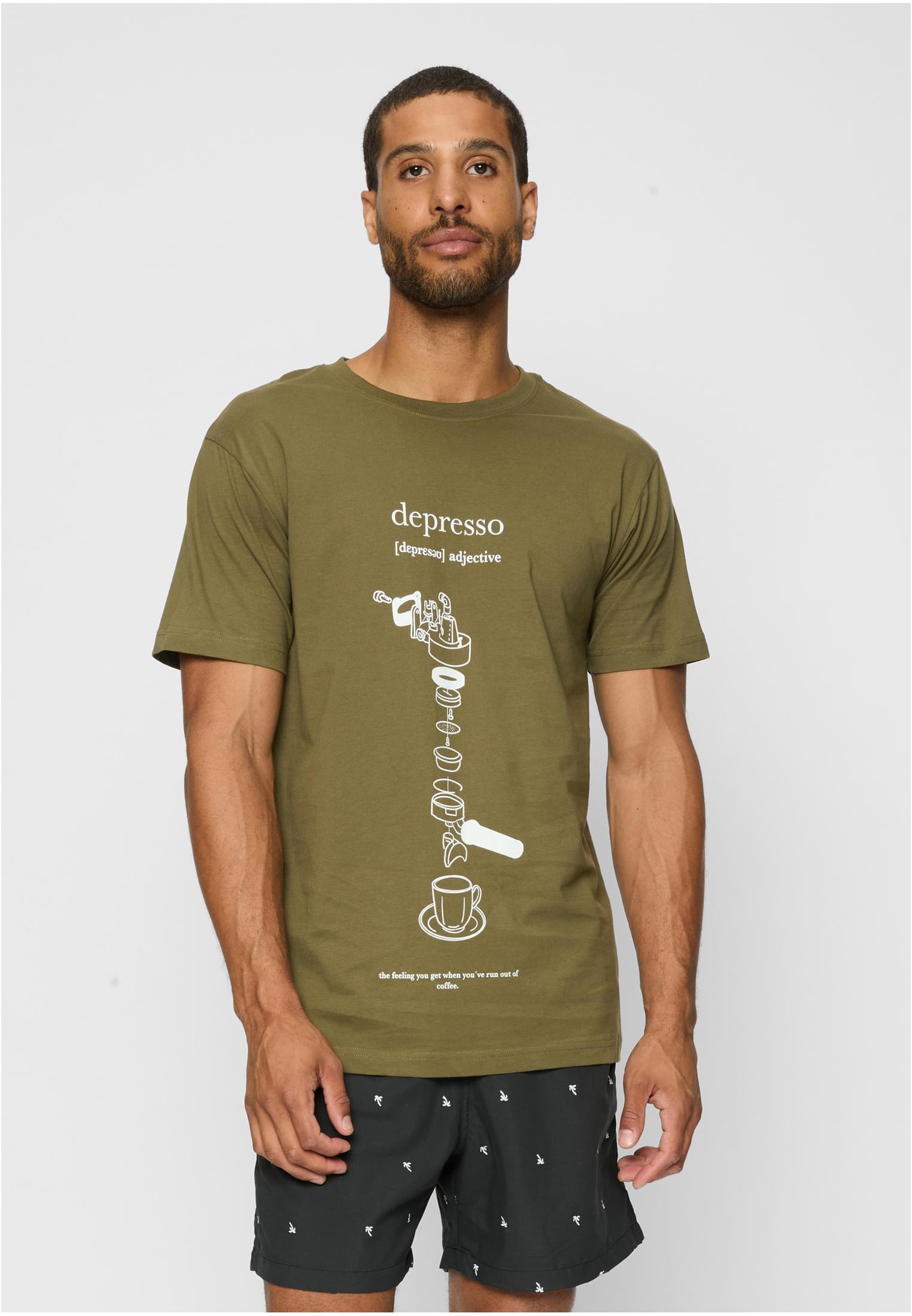 Depresso Olive Tee