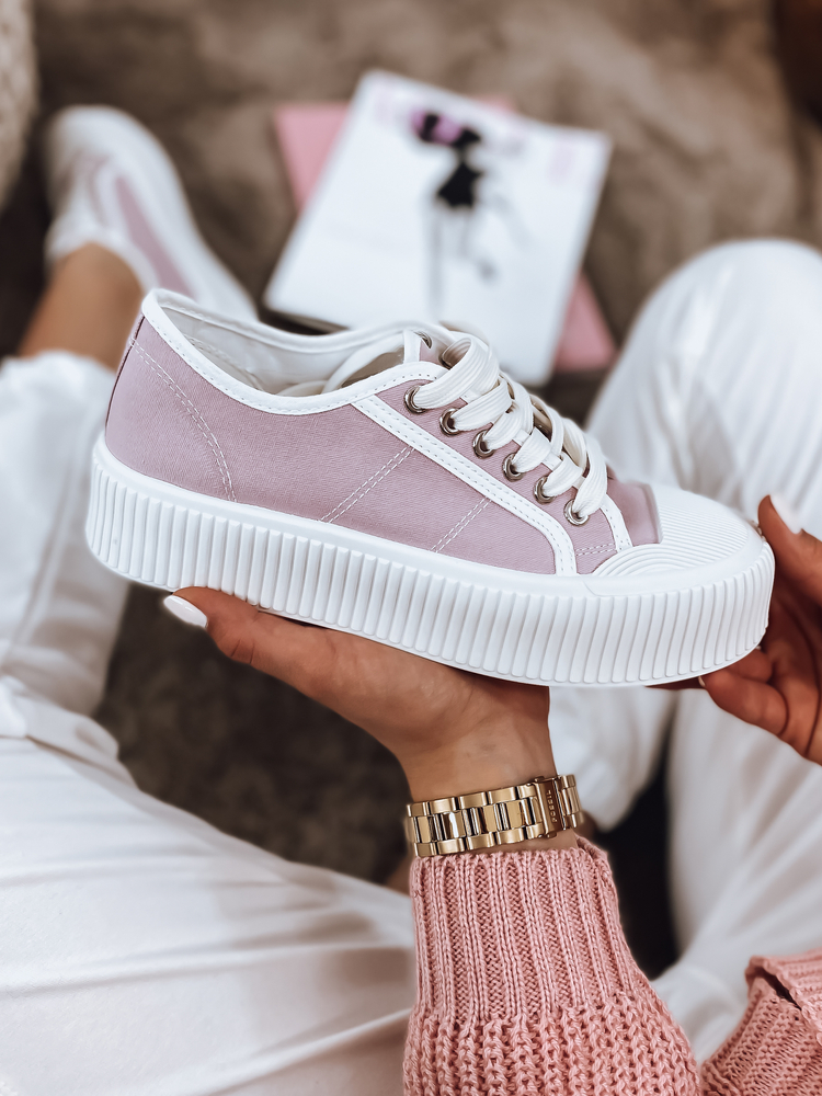 Trampki damskie ELIDA fioletowe Dstreet