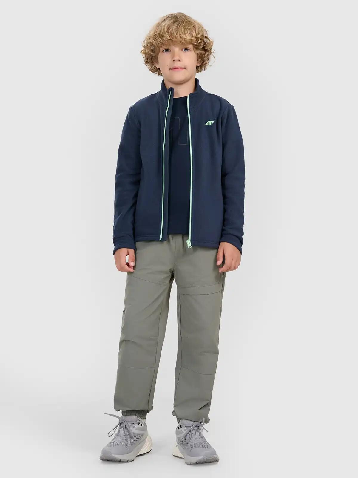 Boys&#039; fleece sweatshirt 4F