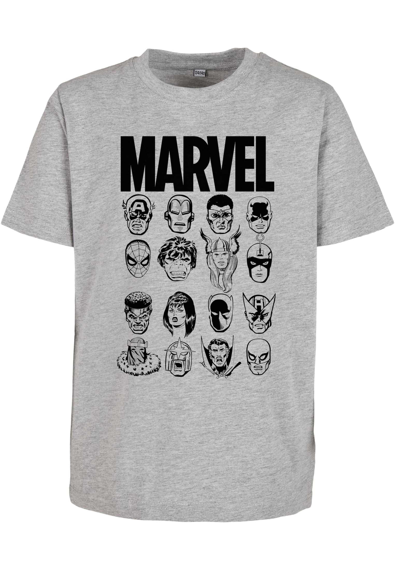 Marvel Crew Children's T-Shirt Heather Grey