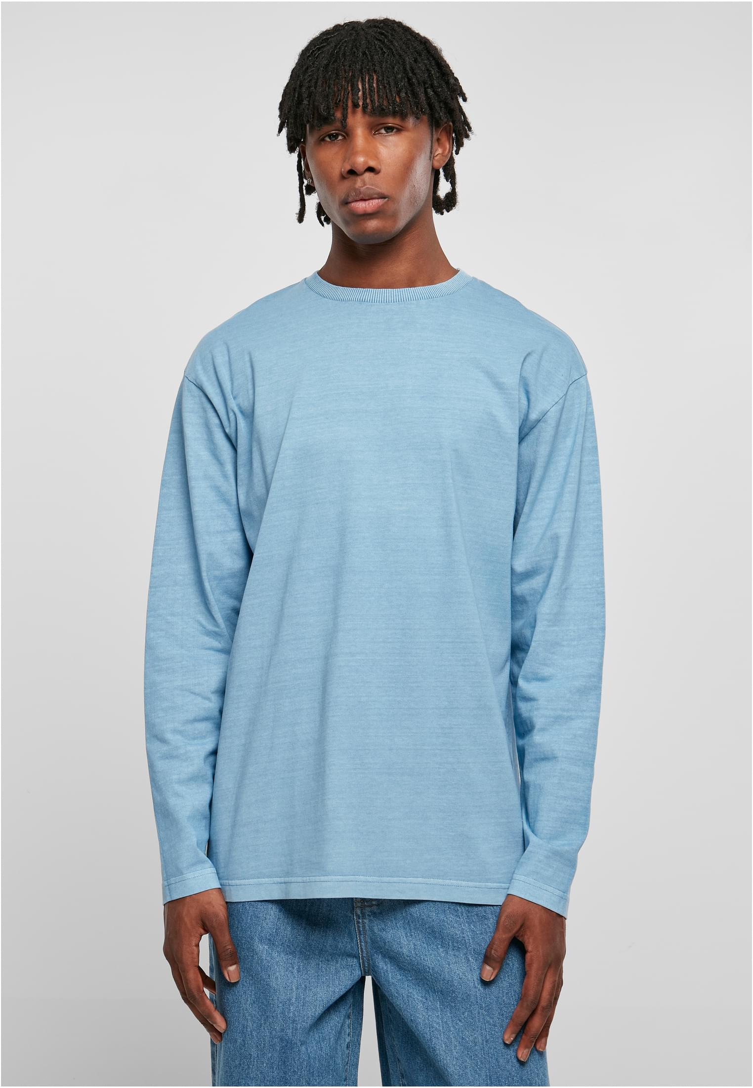 Heavy Oversized Garment Dye Longsleeve Horizon Blue